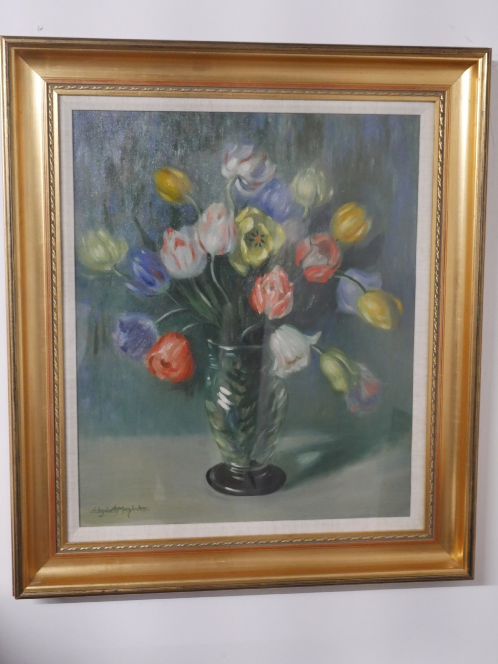 Scottish Painting  Bunch of Tulips   View VI