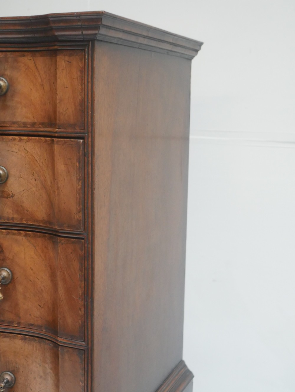 Walnut Tallboy chest of Drawers View III