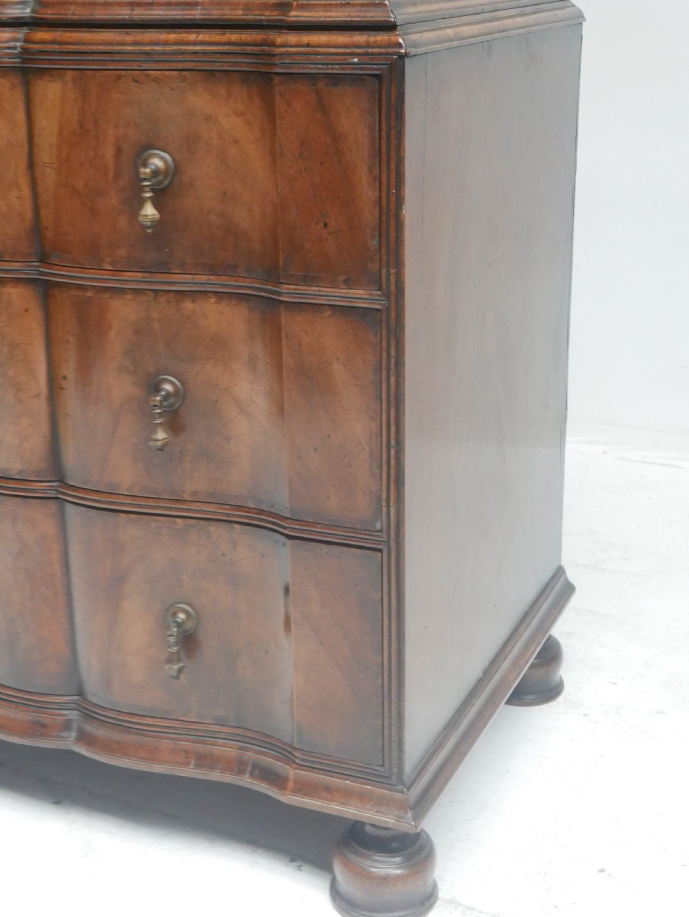 Walnut Tallboy chest of Drawers View IV