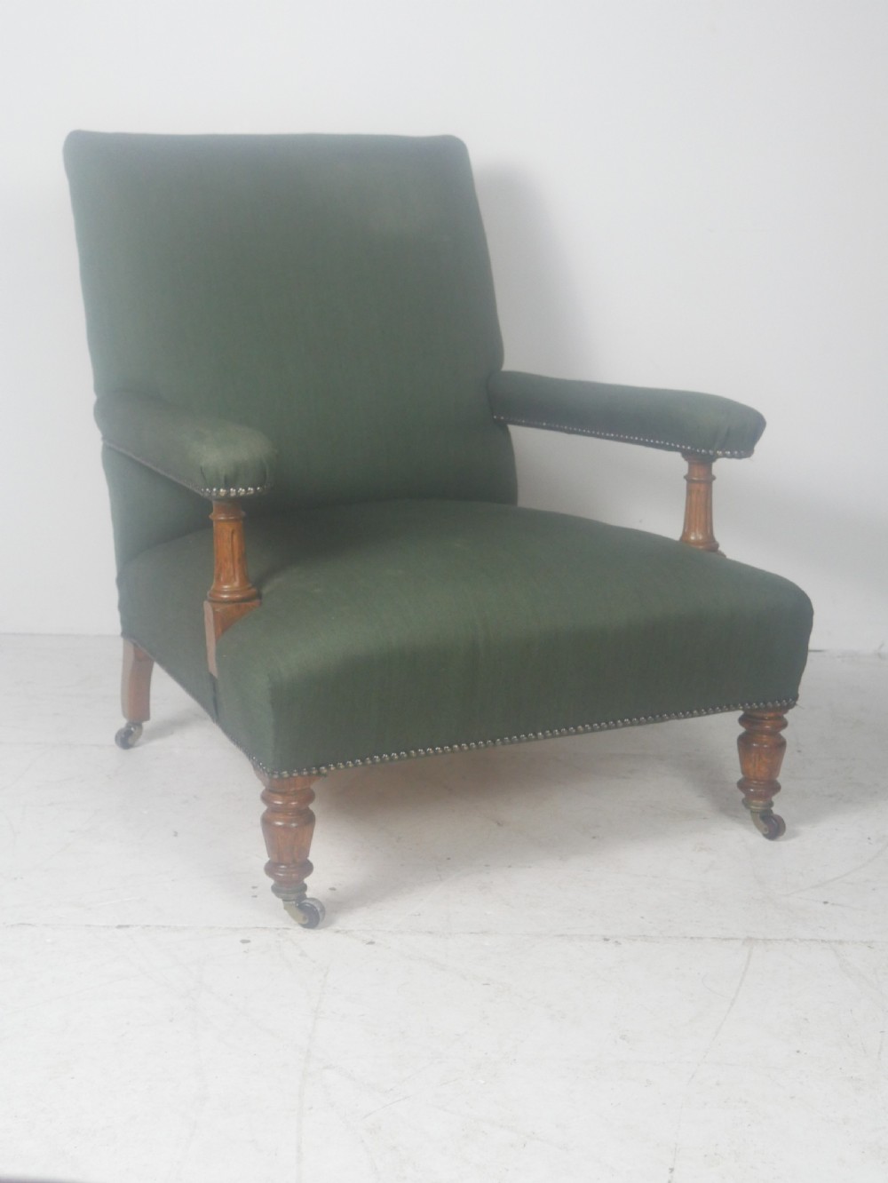 19thC Oak Armchair 
