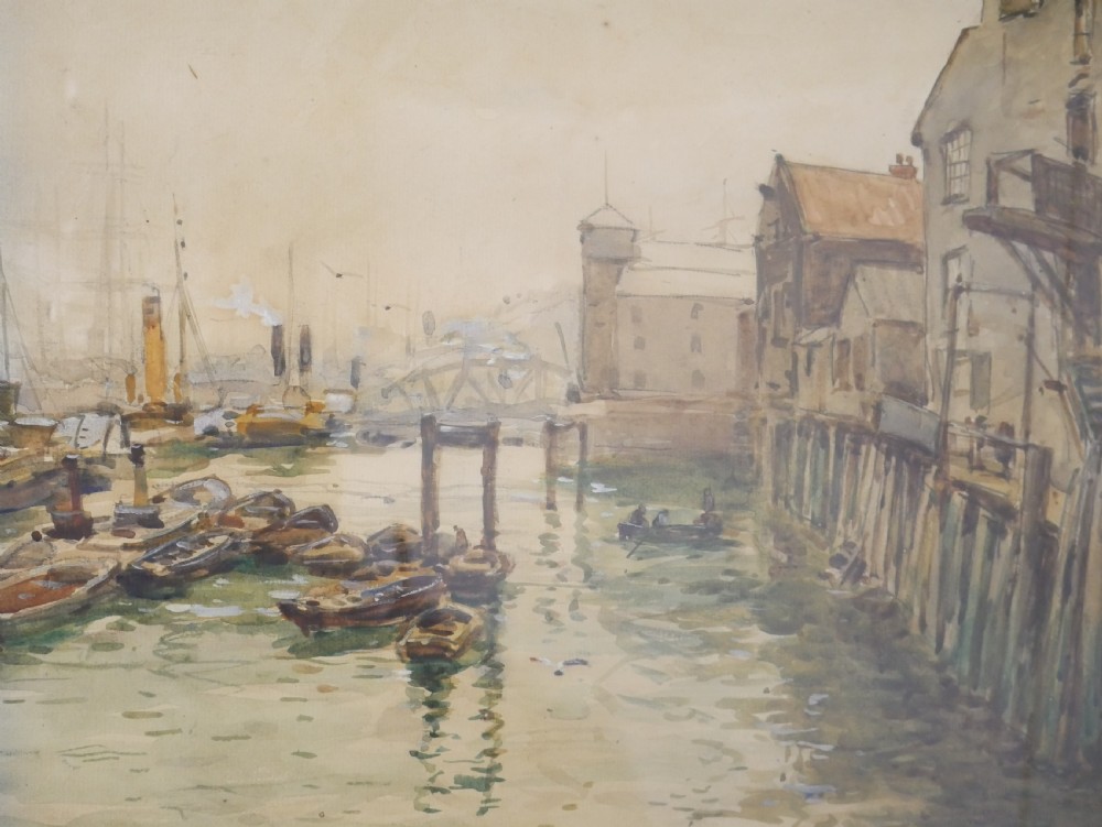 Painting John Atkinson Newcastle-Upon-Tyne View II