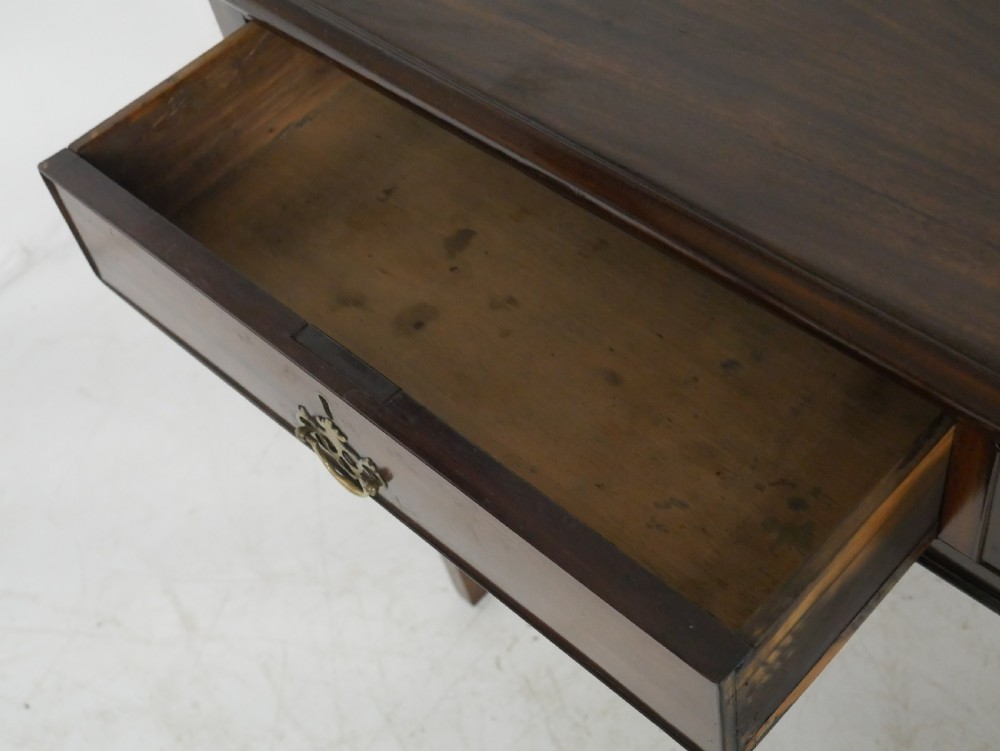19th Century Mahogany Console Table View IX