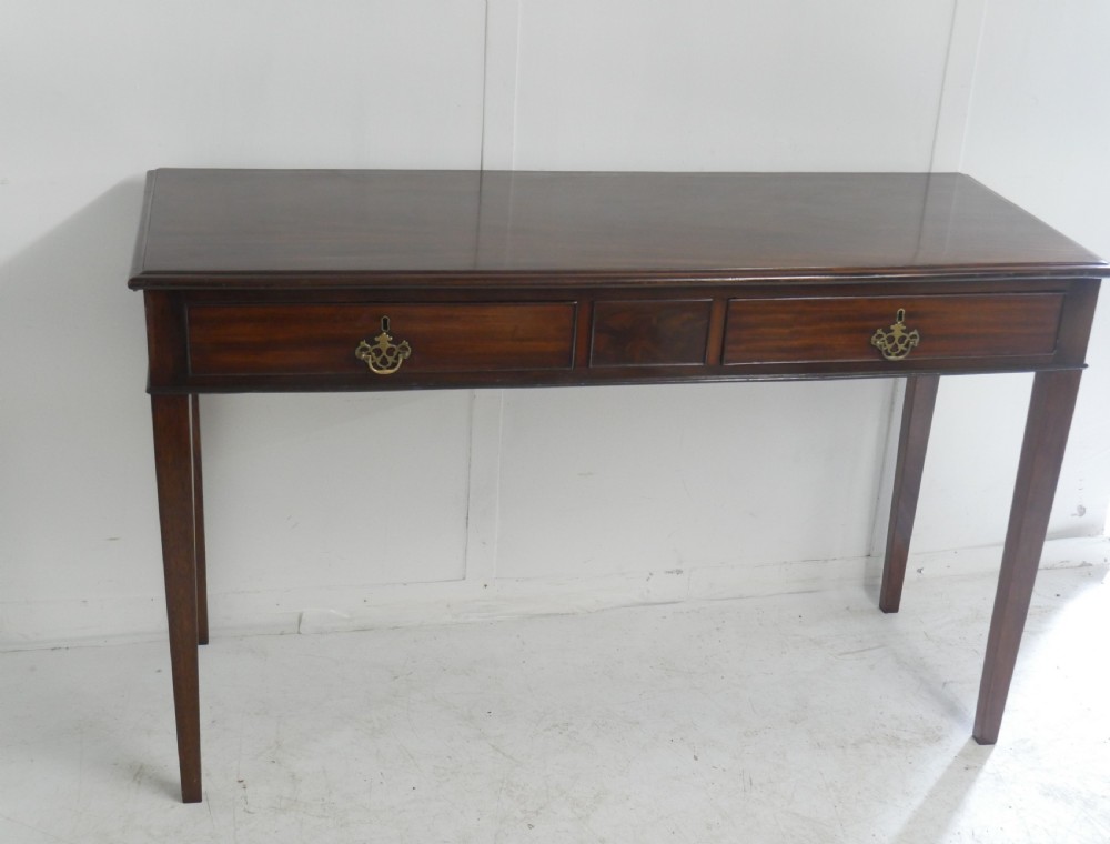 19th Century Mahogany Console Table View XI