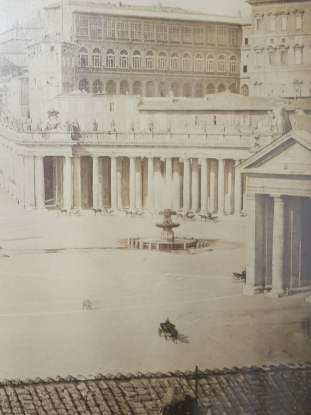 Pair Grand Tour Photographs Rome View VI