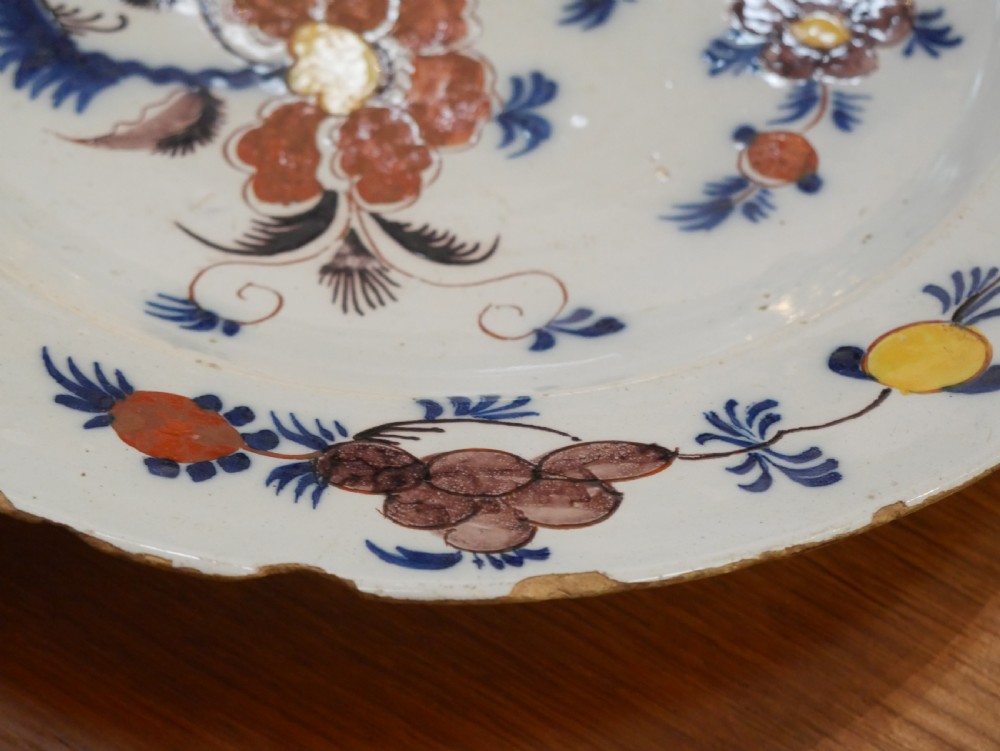 Pair 18thC English Delft Chargers View VI
