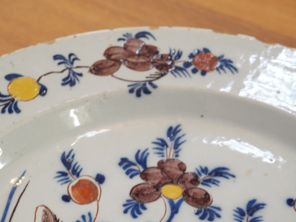 Pair 18thC English Delft Chargers View VII