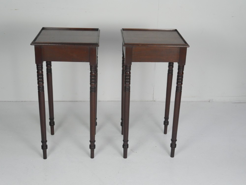 Pair Regency Lamp Tables View XI