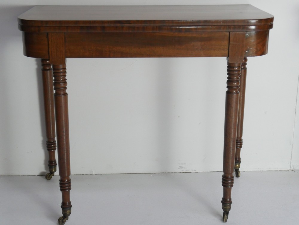Pair Regency Card Tables View XII