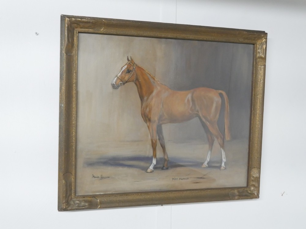 Scottish Horse Painting Marion Harvey