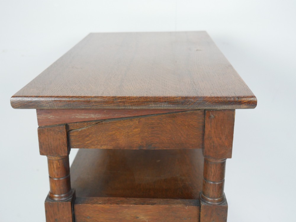 Oak Reading Book Table Liberty & Co View XI