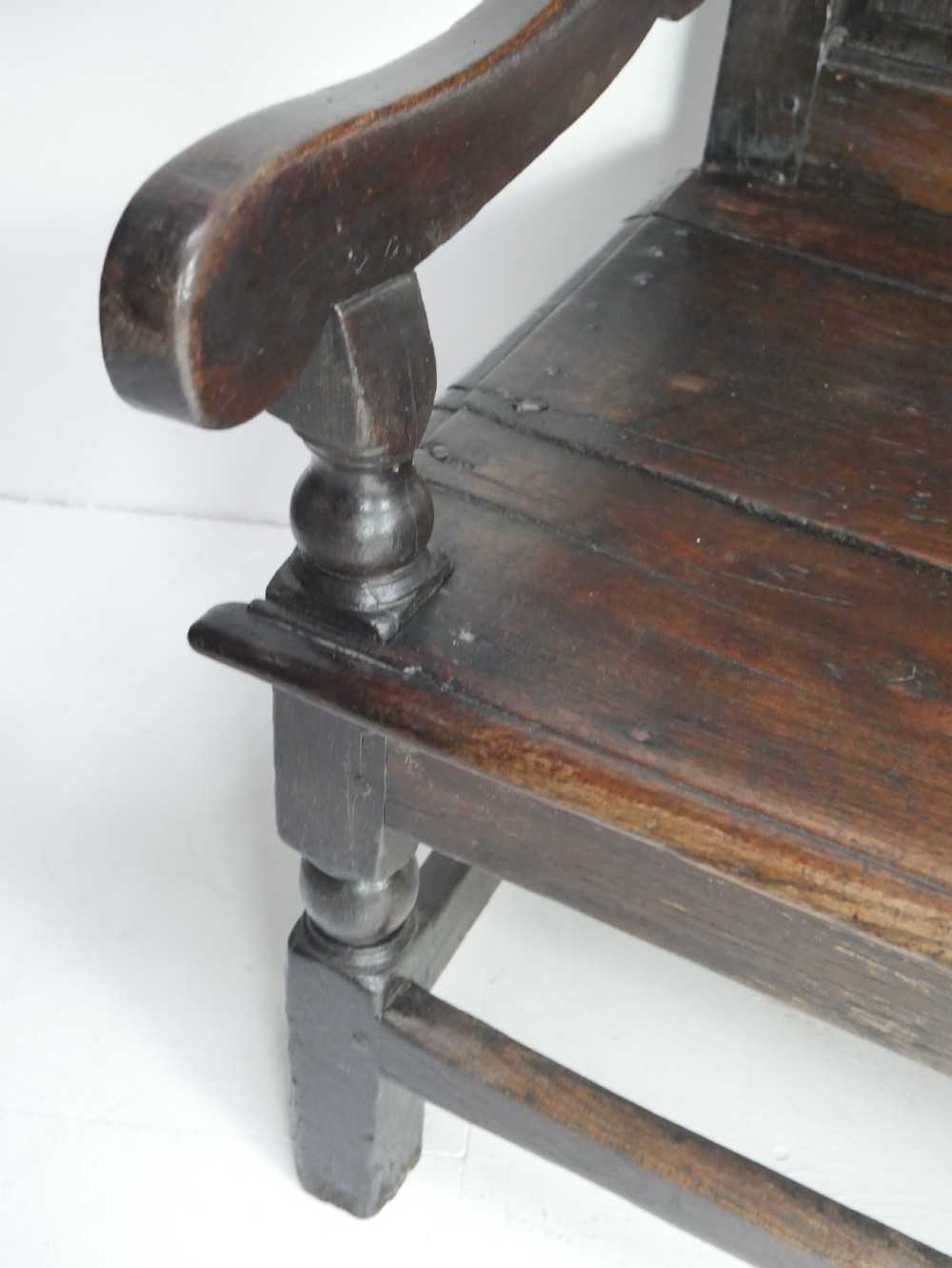 Large Oak Settle  View V