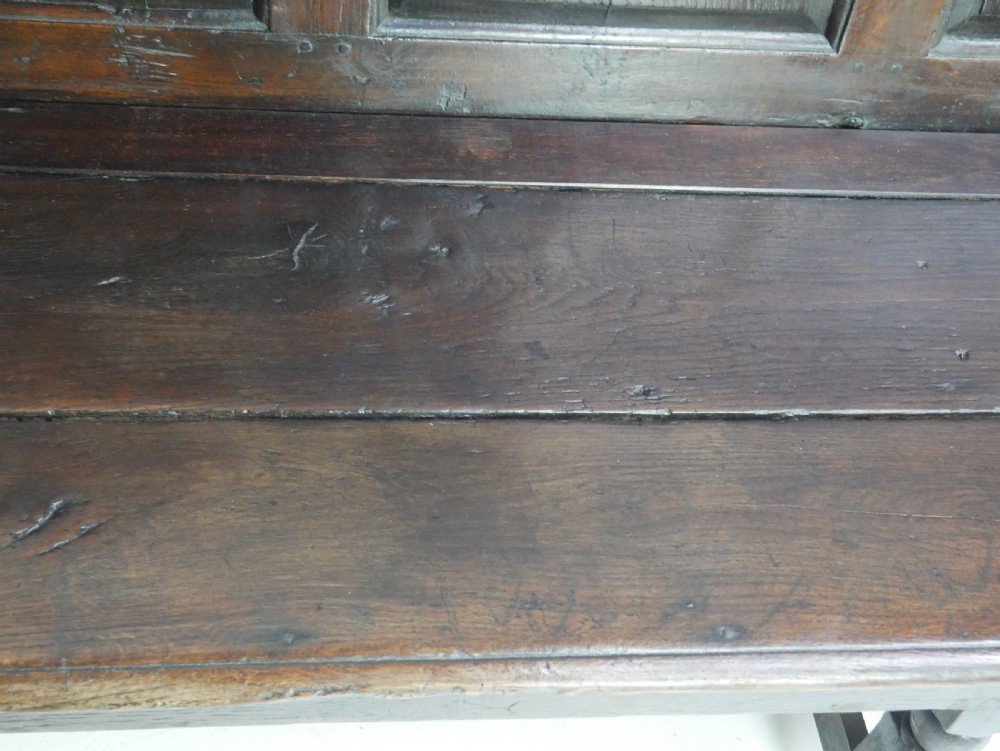 Large Oak Settle  View VI
