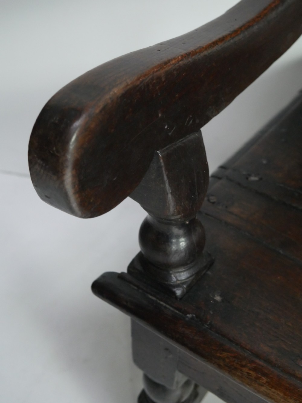 Large Oak Settle  View VIII