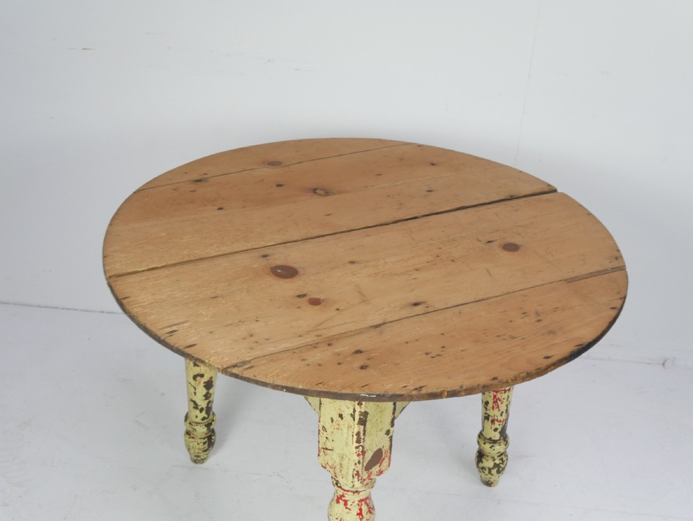 19thC Pine Cricket Table View II