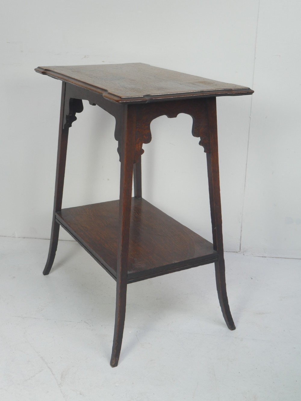 Quality Oak Lamp Table View III
