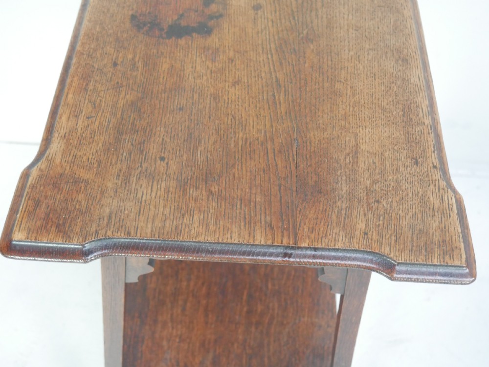 Quality Oak Lamp Table View V