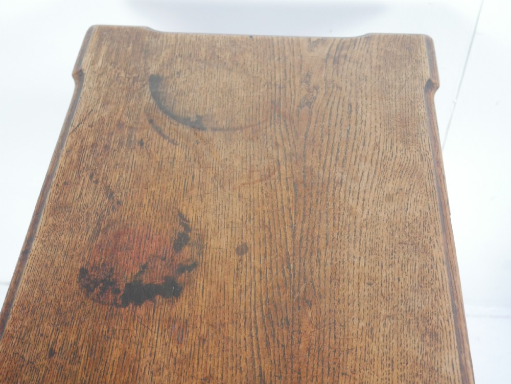 Quality Oak Lamp Table View VI