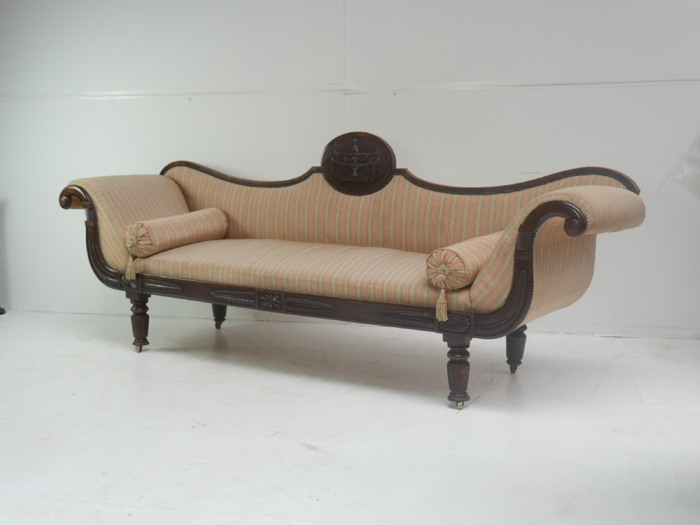 Large Irish Regency Sofa View XIII