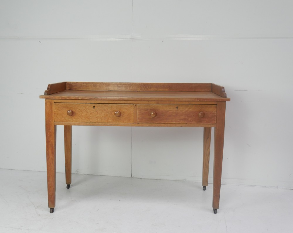 19thC Oak Writing Desk