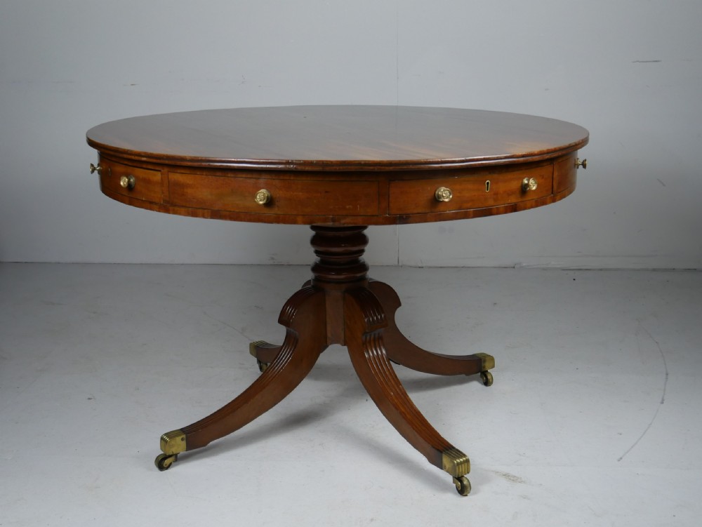Regency Period Drum Table