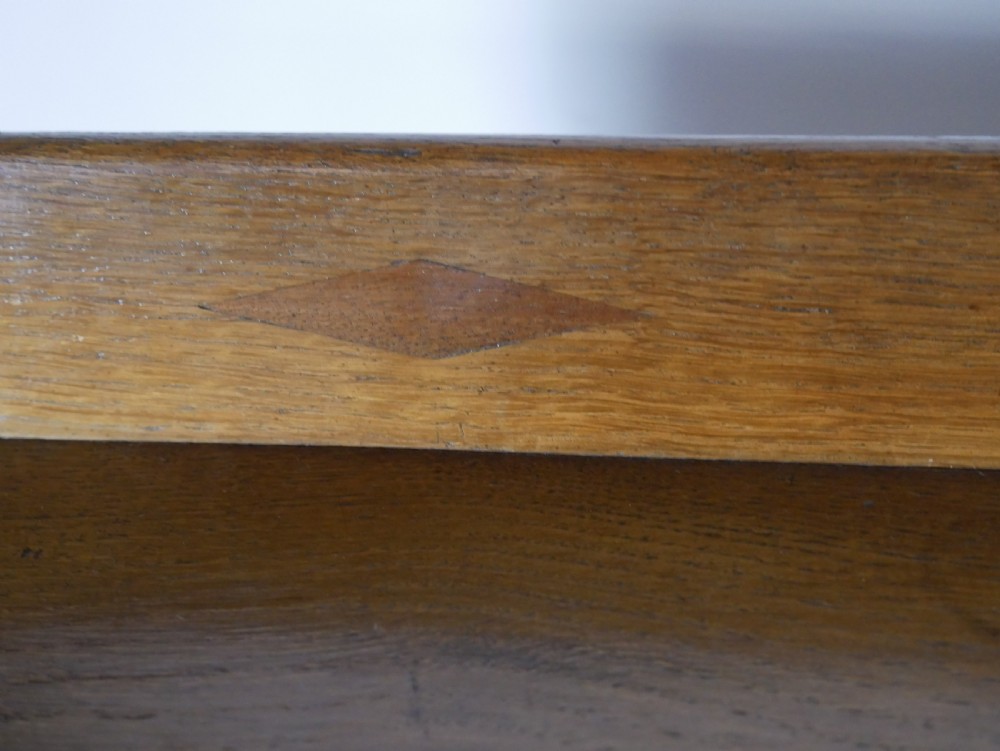 Oak Waterfall Bookcase View V