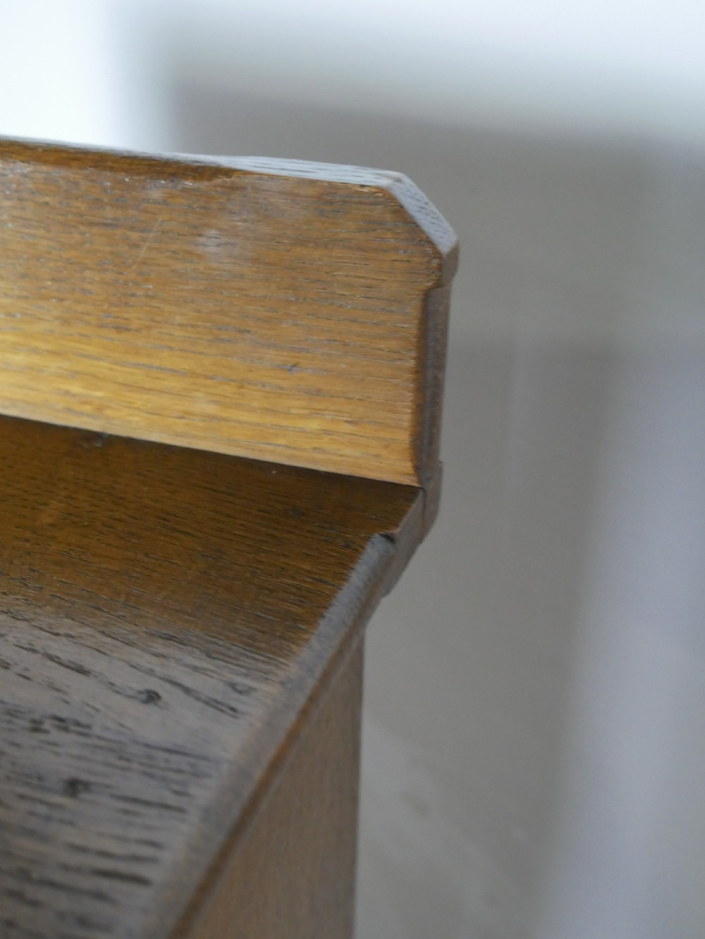 Oak Waterfall Bookcase View VI