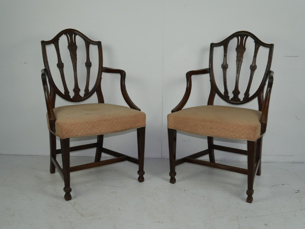 Pair Georgian Armchairs