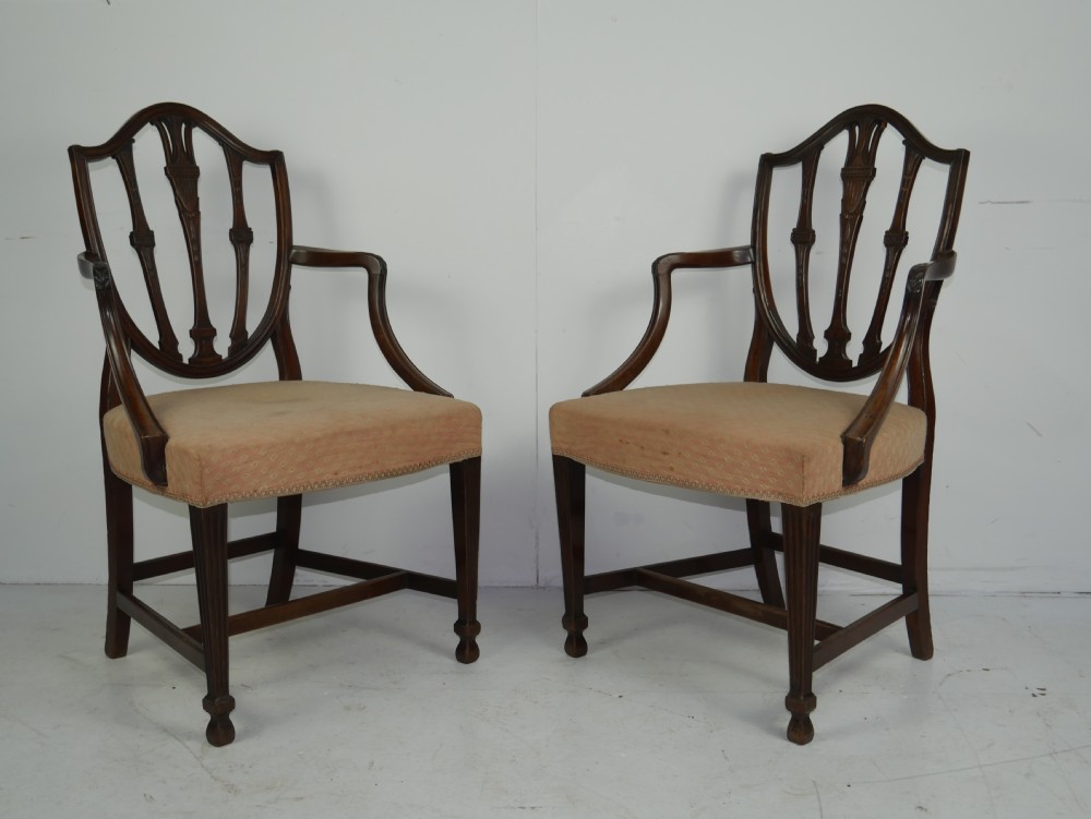 Pair Georgian Armchairs View XIII