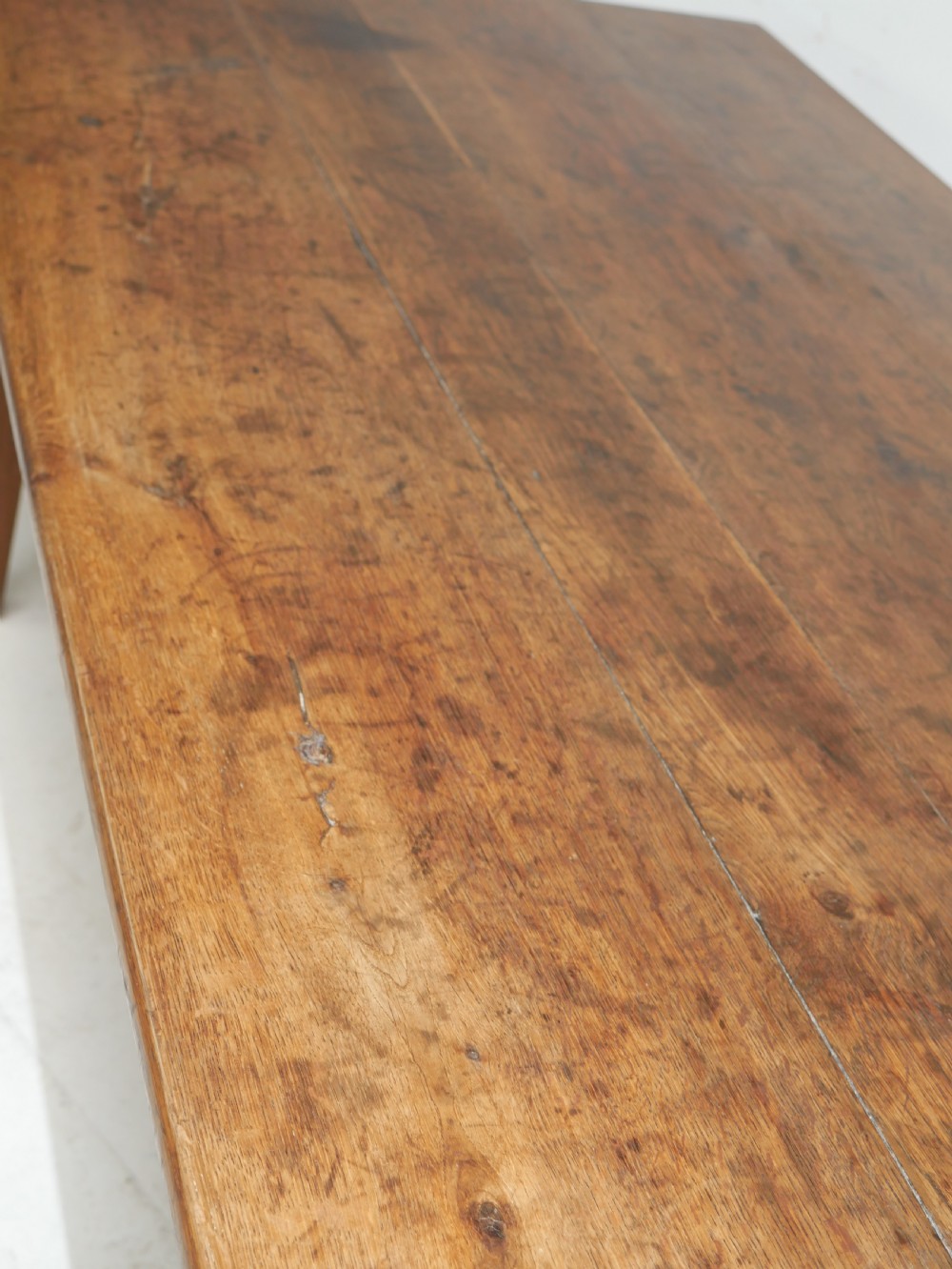 19thC Oak Kitchen Dining Refectory Table View III