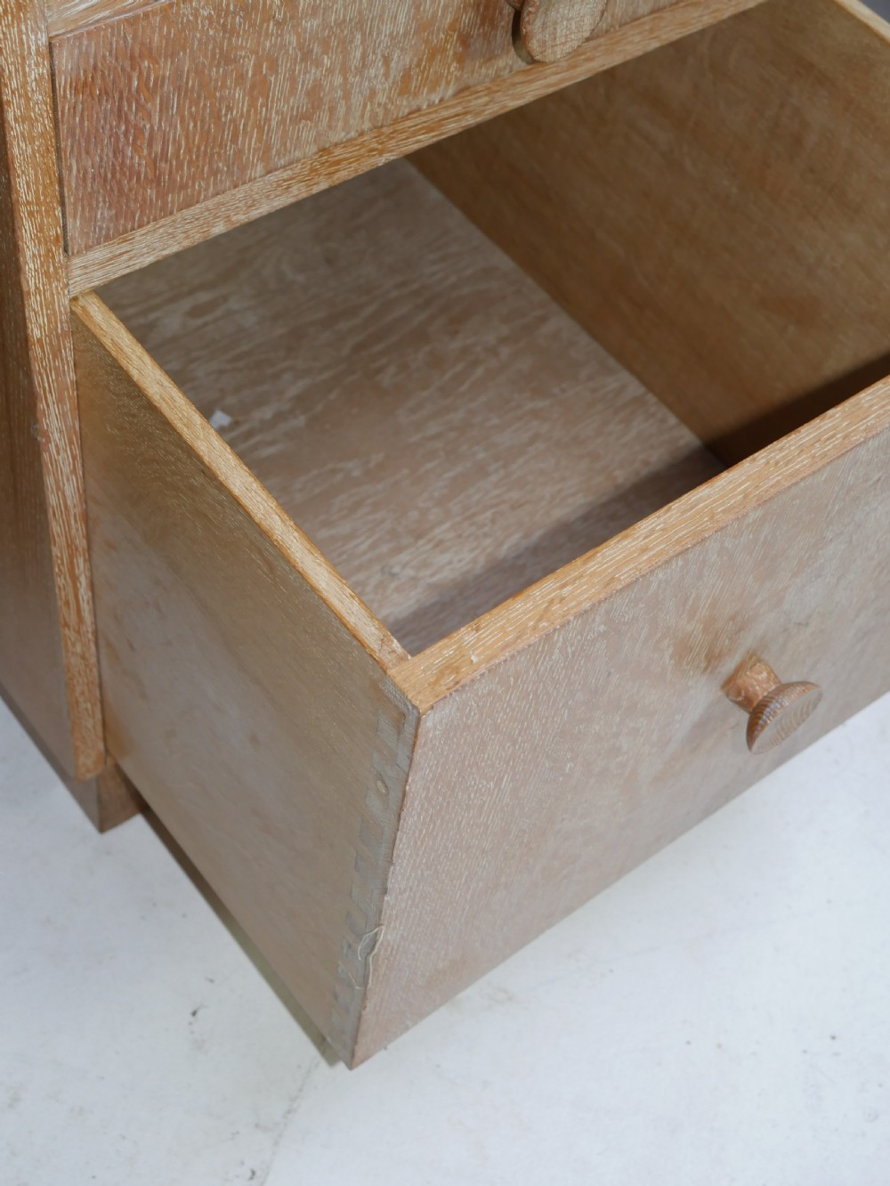 Large Limed Oak Kneehole Desk View XVI