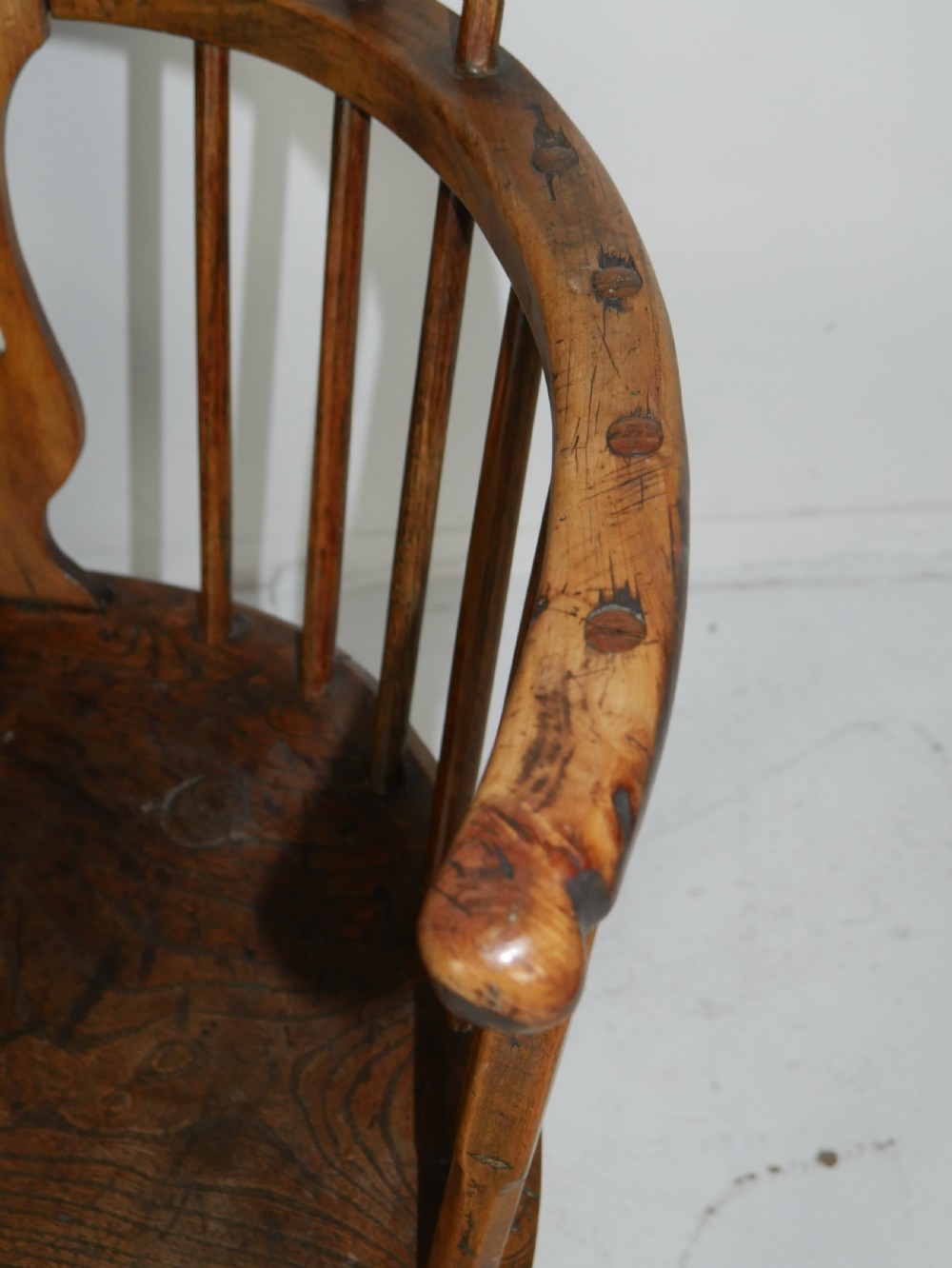 Primitive Comb Back Windsor Chair View III