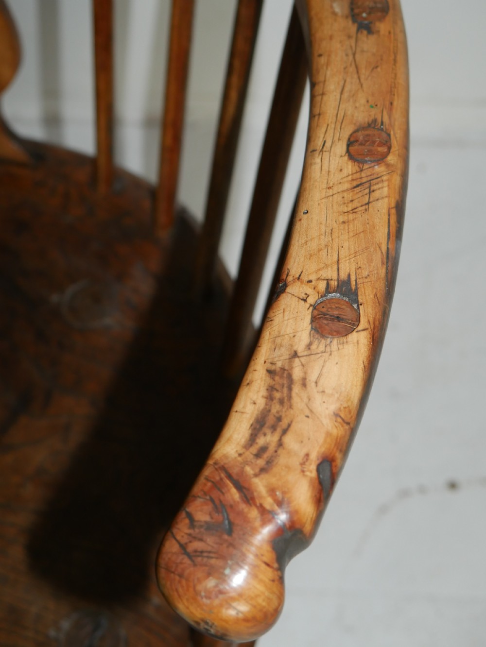 Primitive Comb Back Windsor Chair View VI