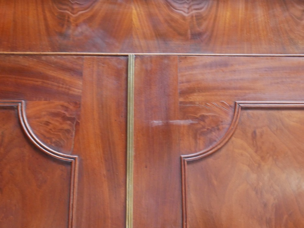 Tall Scottish Mahogany Linen Cupboard View XIV