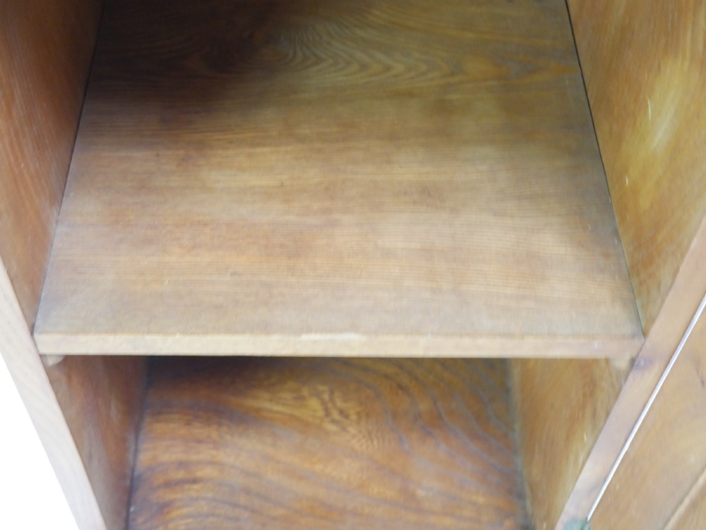 Solid Elm Bedside Cabinet View VI