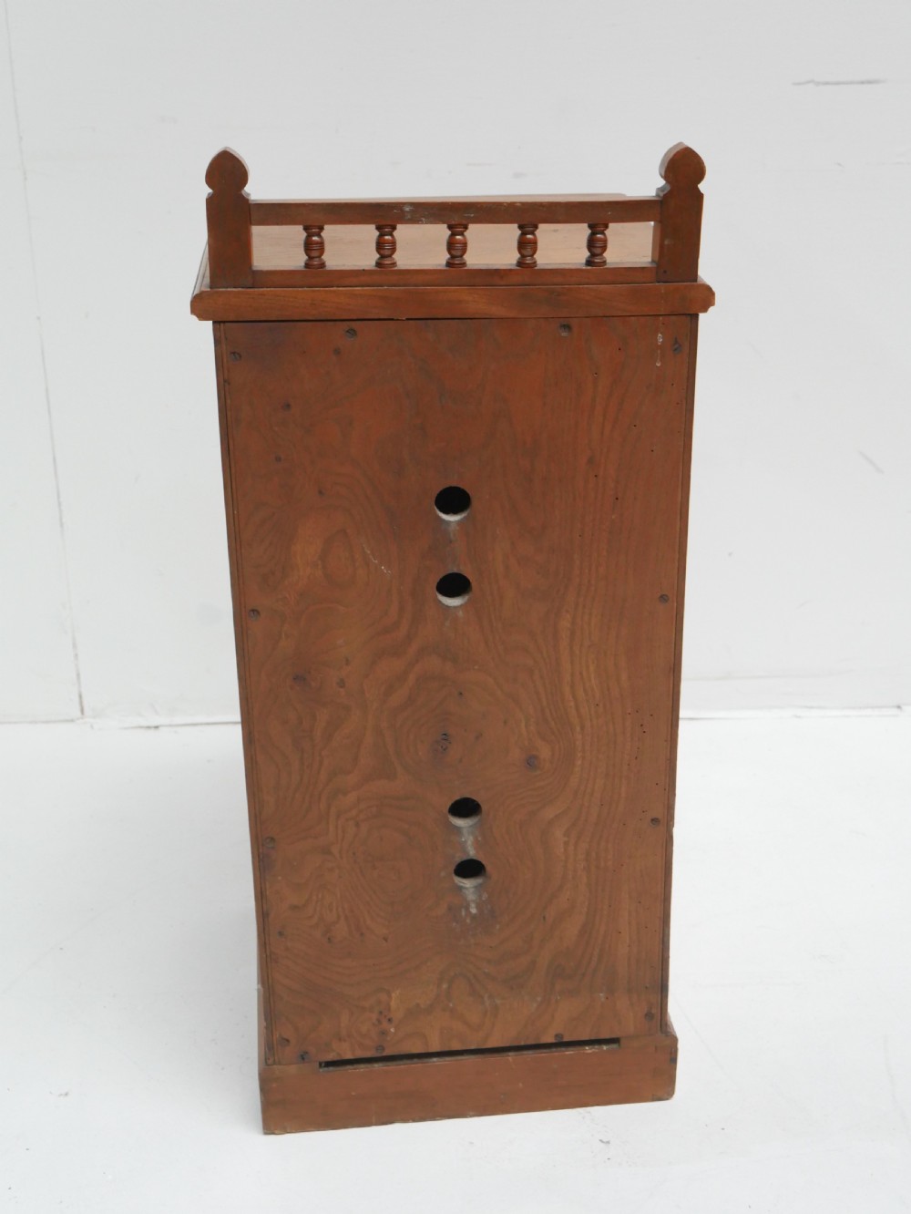 Solid Elm Bedside Cabinet View VII