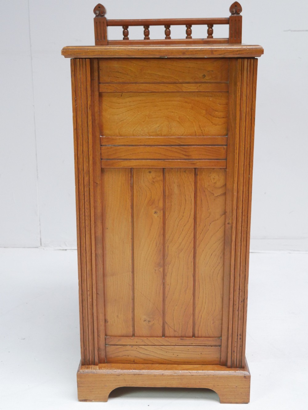 Solid Elm Bedside Cabinet View VIII