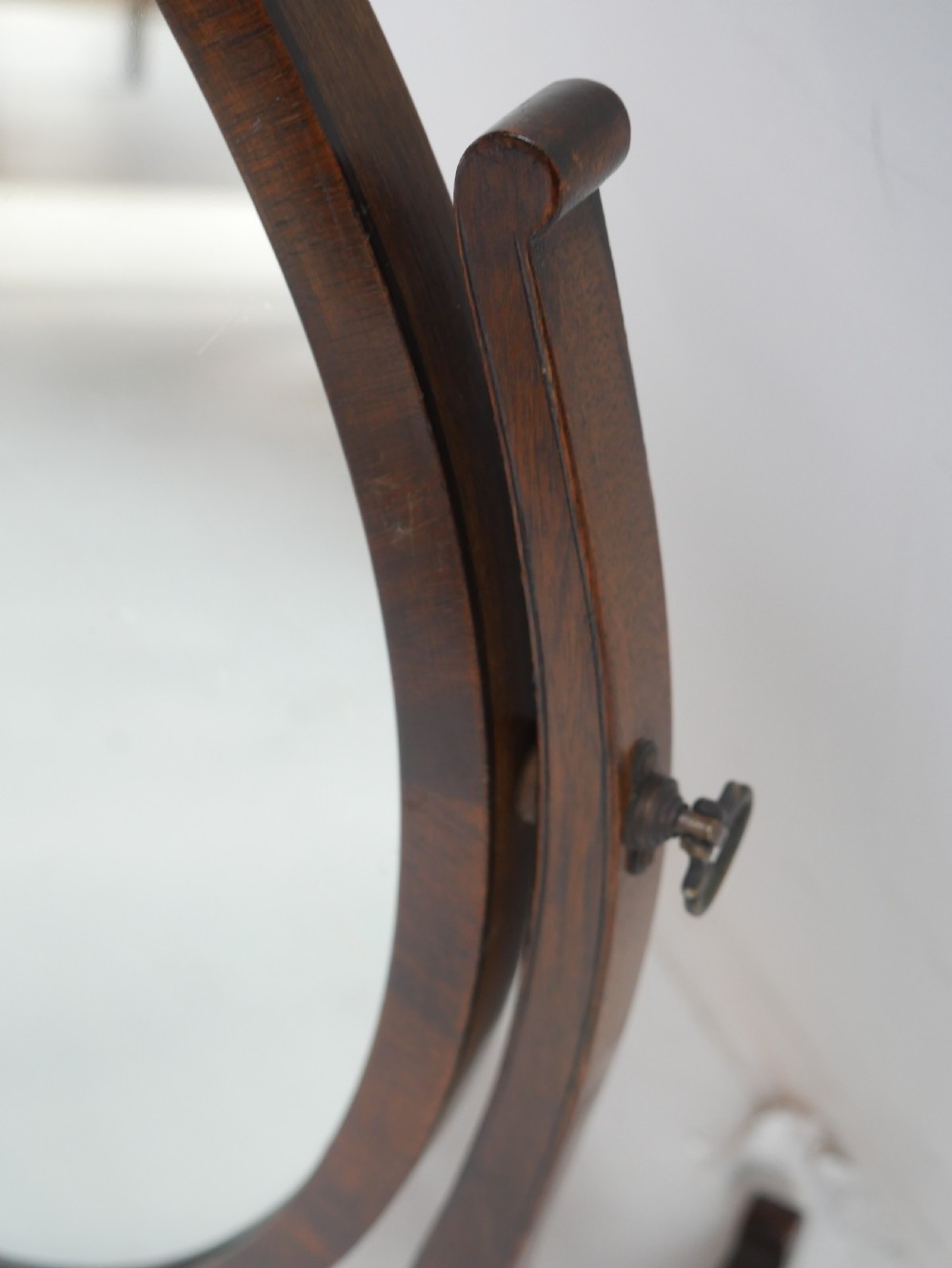 1920's Mahogany dressing mirror View IV