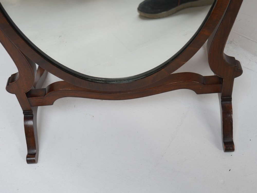 1920's Mahogany dressing mirror View V