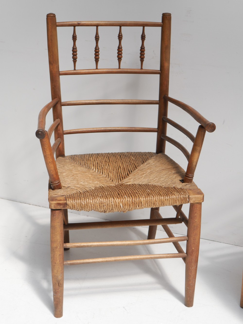 Matched Pair Sussex Arm Chairs View II