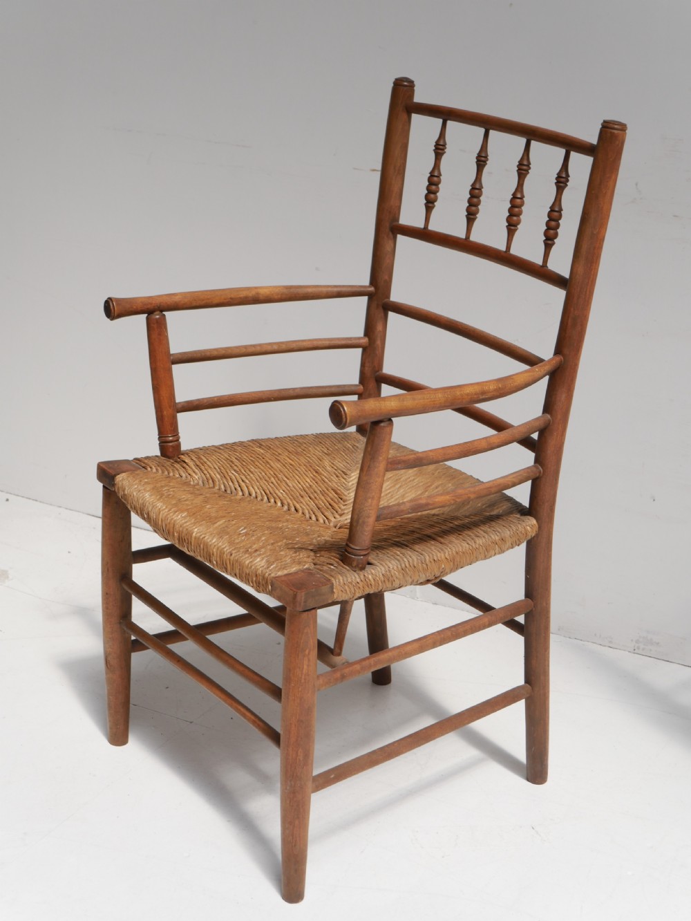 Matched Pair Sussex Arm Chairs View V