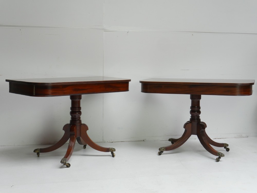 Pair Regency Side Tables