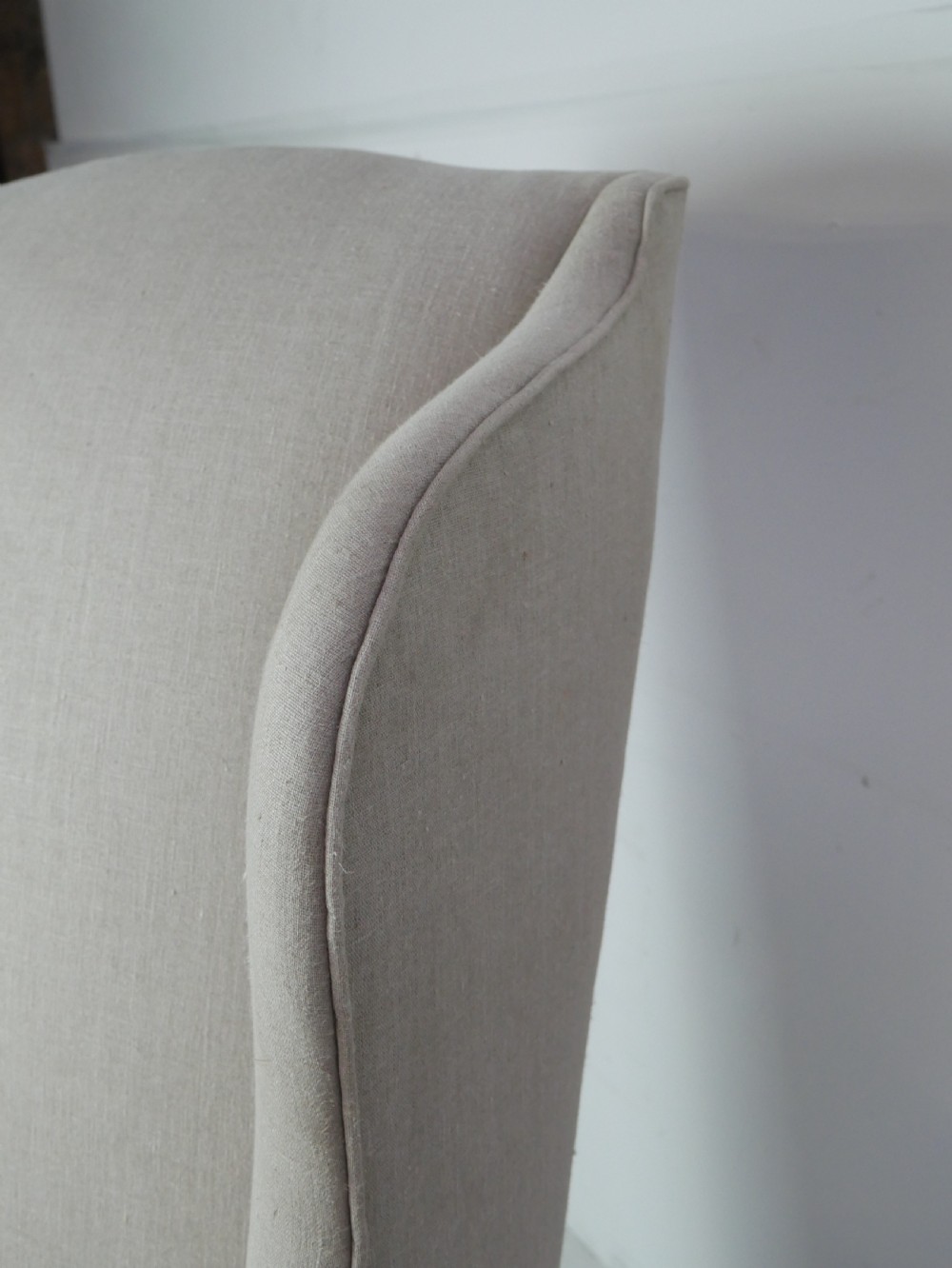 Linen Wing Armchair View IV