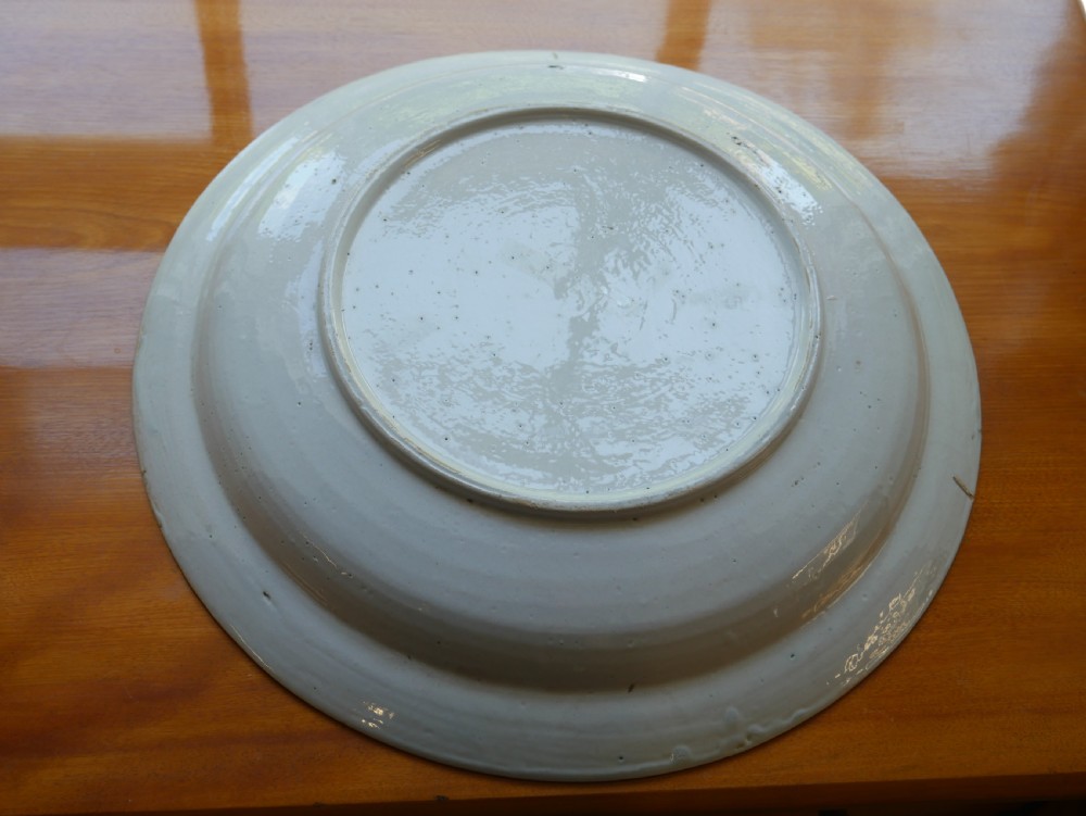 English Polychrome Delft Charger View XI