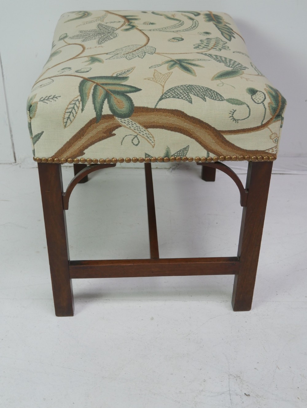 Georgian Stool Crewel Work View VII