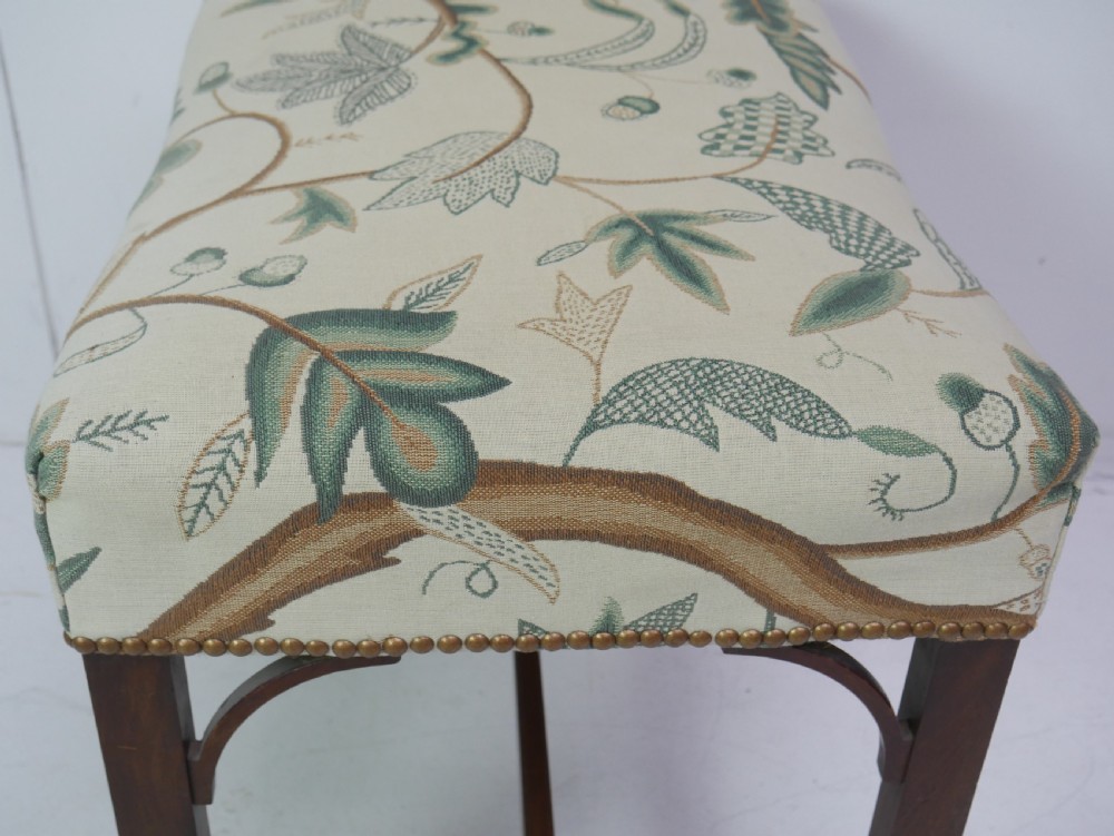 Georgian Stool Crewel Work View VIII
