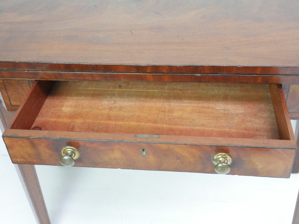 Pair Georgian Fold Over Tea Tables View V
