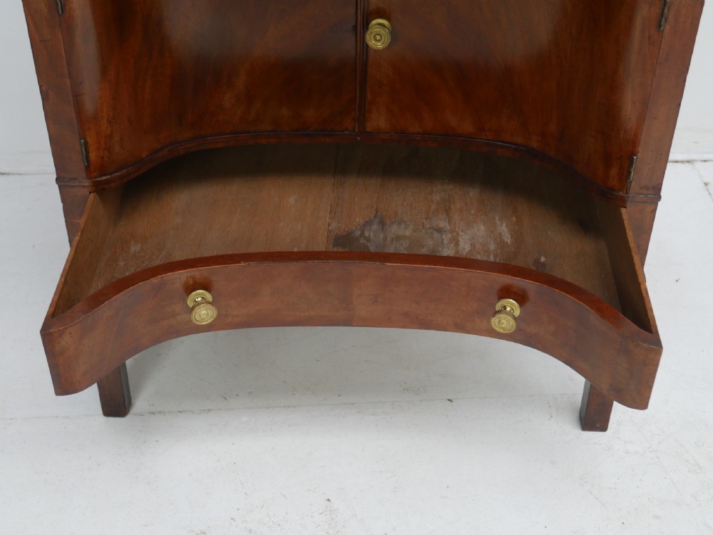 Georgian Concave Side Cabinet View VI