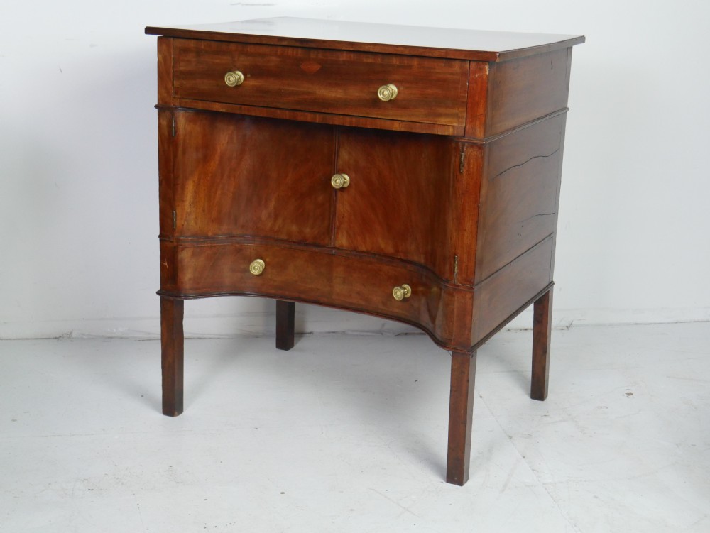 Georgian Concave Side Cabinet View IX