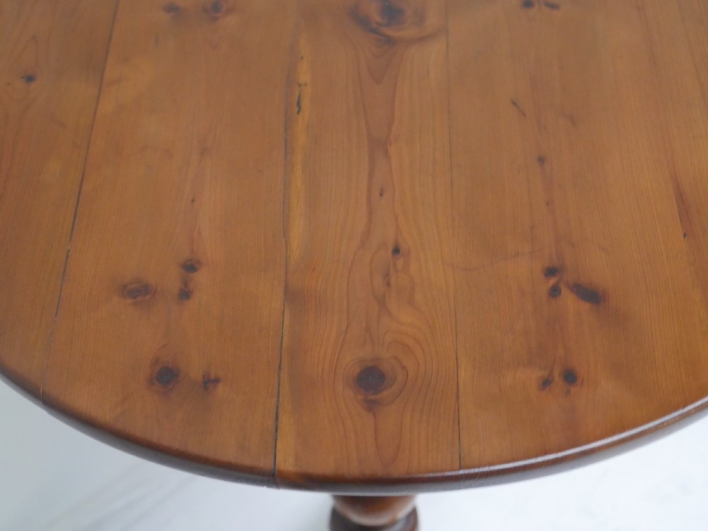 Antique Yew Lamp Table View III