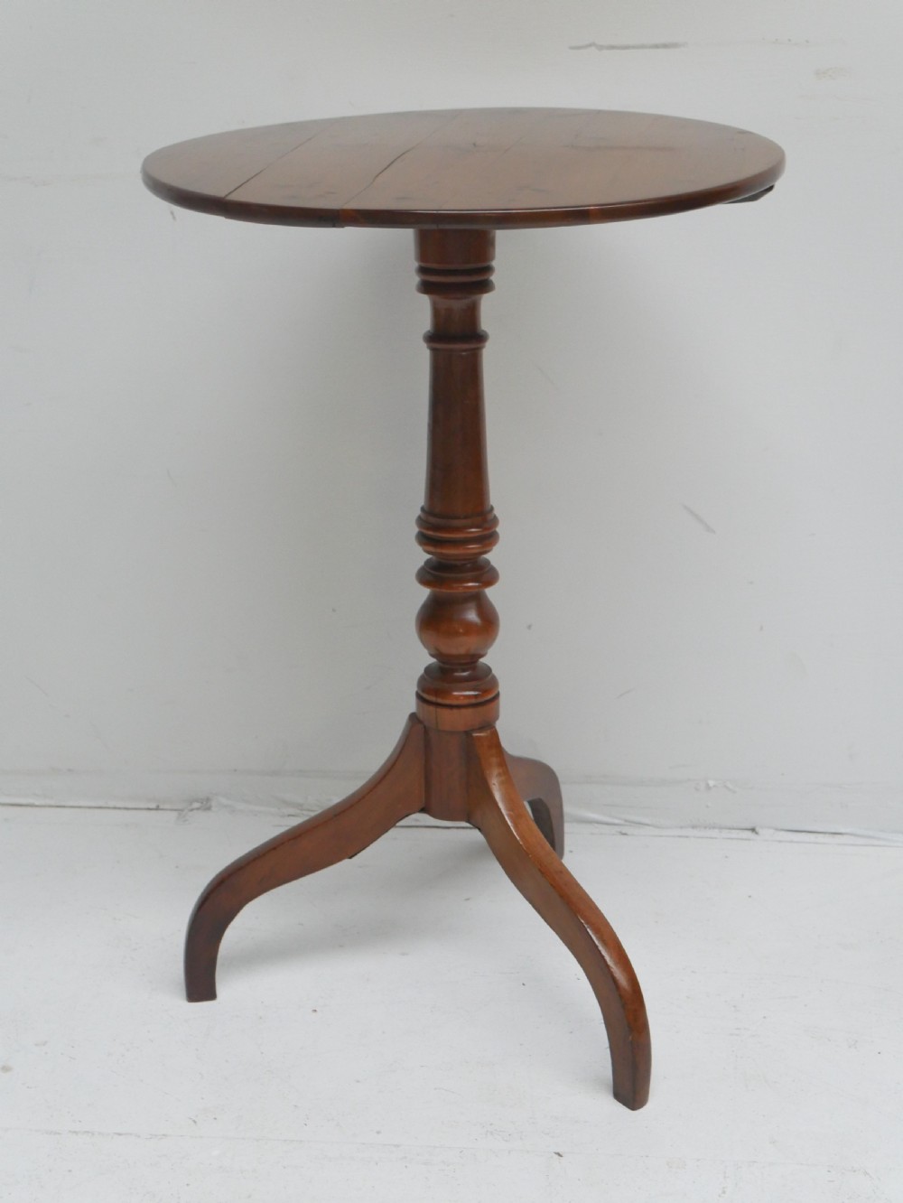 Antique Yew Lamp Table View VIII